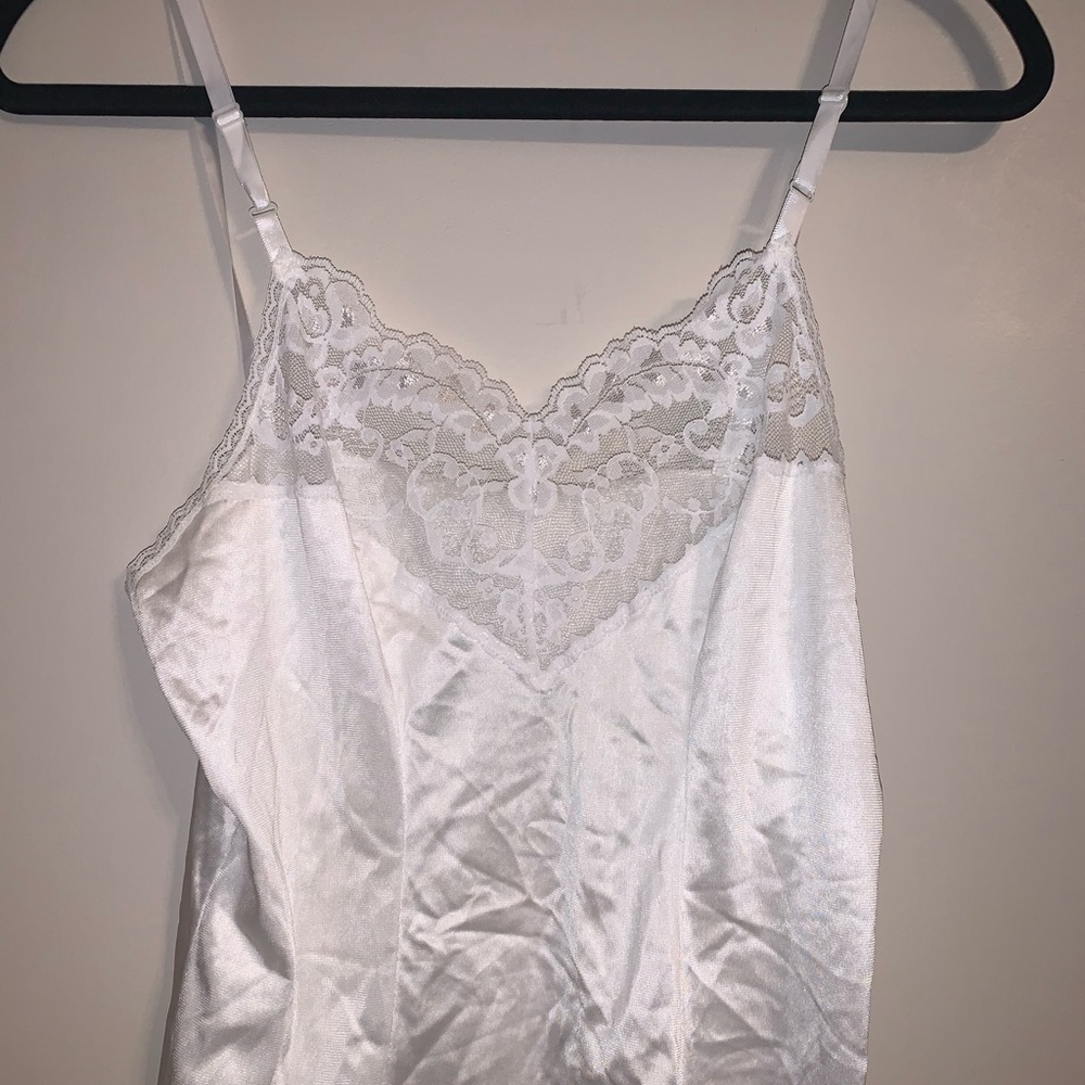 Vintage White Camisole Slip